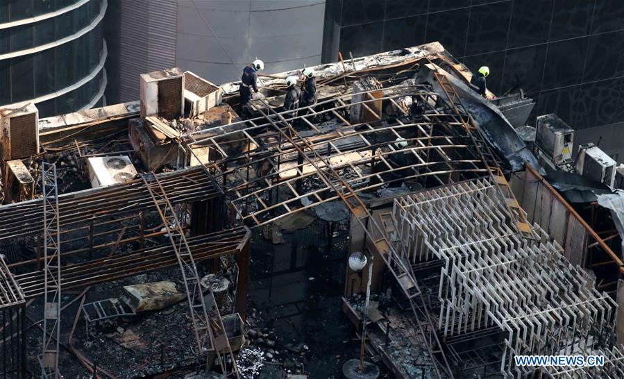 INDIA-MUMBAI-FIRE INCIDENT-BURNED BUILDING