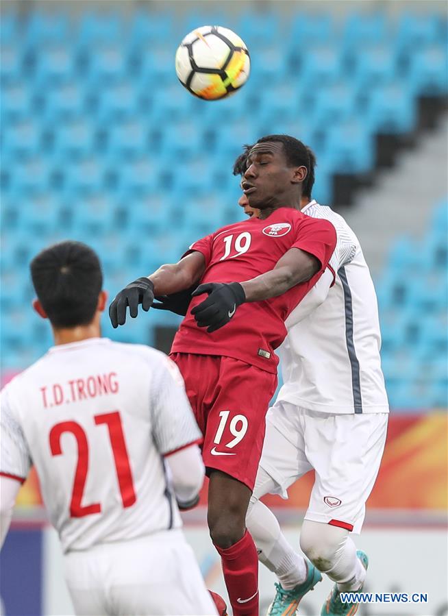 (SP)CHINA-CHANGZHOU-SOCCER-AFC U23 CHAMPIONSHIP-SEMIFINAL-QATAR VS VIETNAM (CN)