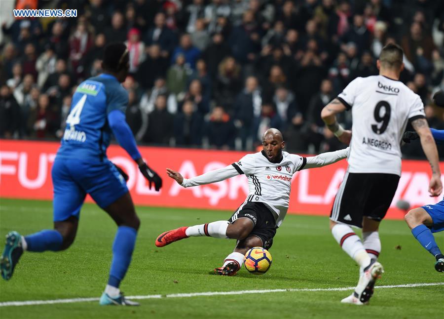 (SP)TURKEY-ISTANBUL-SOCCER-TURKISH SUPER LEAGUE-BESIKTAS VS KASIMPASA