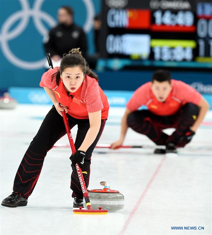 (SP)OLY-SOUTH KOREA-PYEONGCHANG-CURLING-MIXED DOUBLES-CHN VS OAR