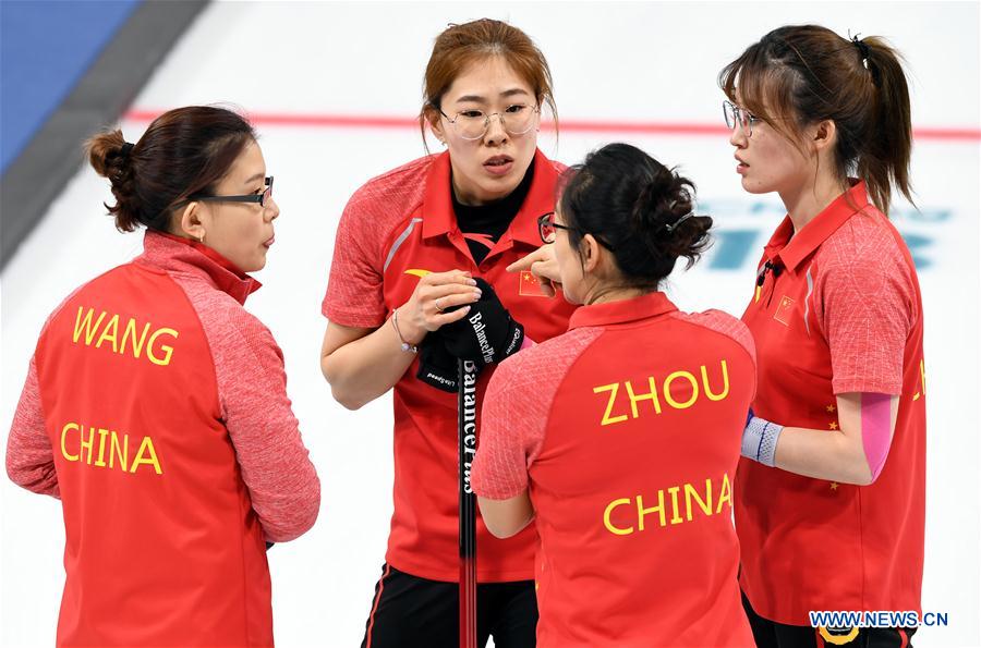 (SP)OLY-SOUTH KOREA-PYEONGCHANG-CURLING-WOMEN ROUND ROBIN-CHN VS USA