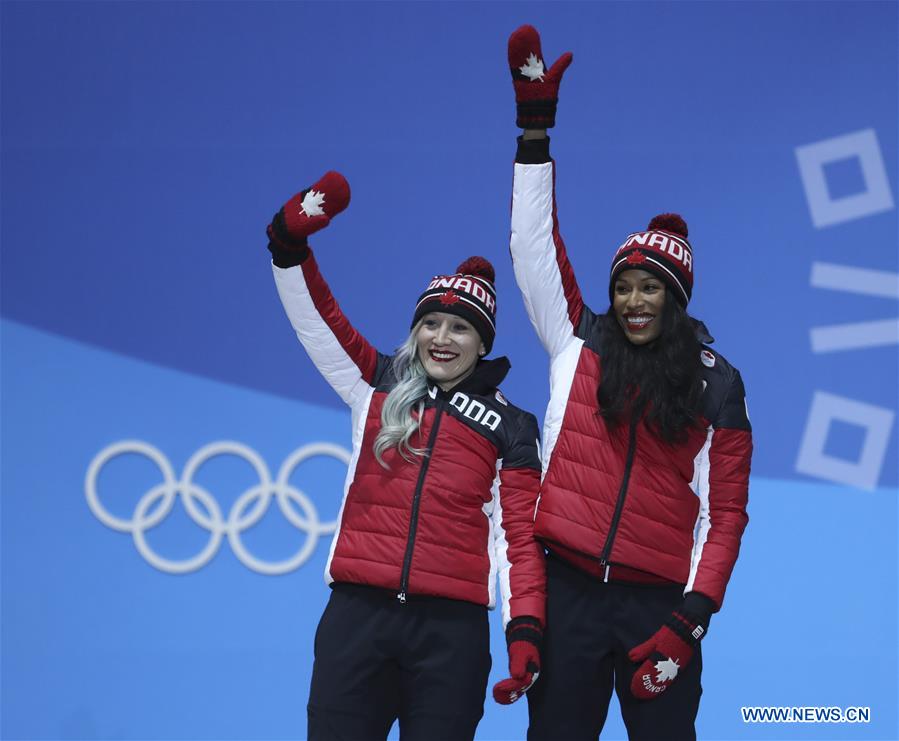 (SP)OLY-SOUTH KOREA-PYEONGCHANG-BOBSLEIGH-WOMEN-MEDAL CEREMONY