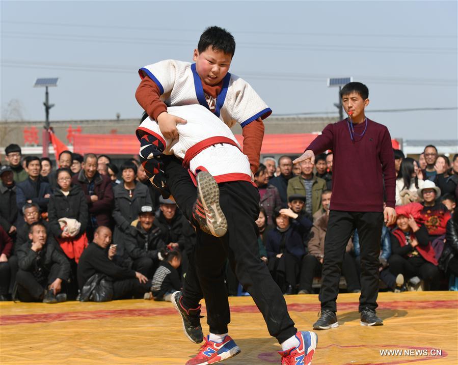 #CHINA-SHANXI-FOLK SPORT-WRESTLING (CN)