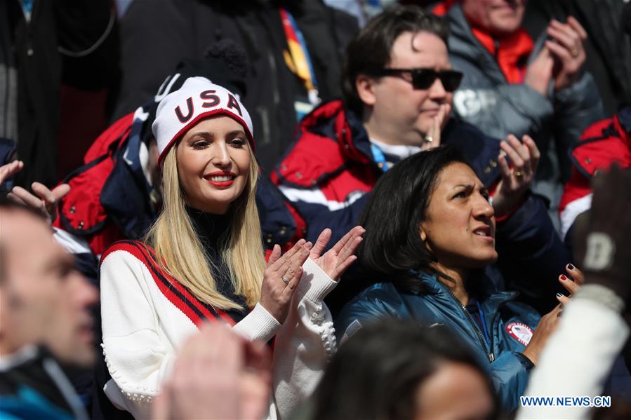 (SP)OLY-SOUTH KOREA-PYEONGCHANG-BOBSLEIGH-4-MAN-IVANKA TRUMP