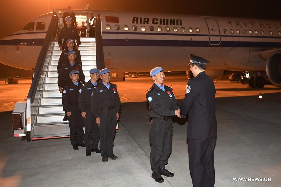 CHINA-HANGZHOU-SOUTH SUDAN-PEACEKEEPERS-RETURN (CN)