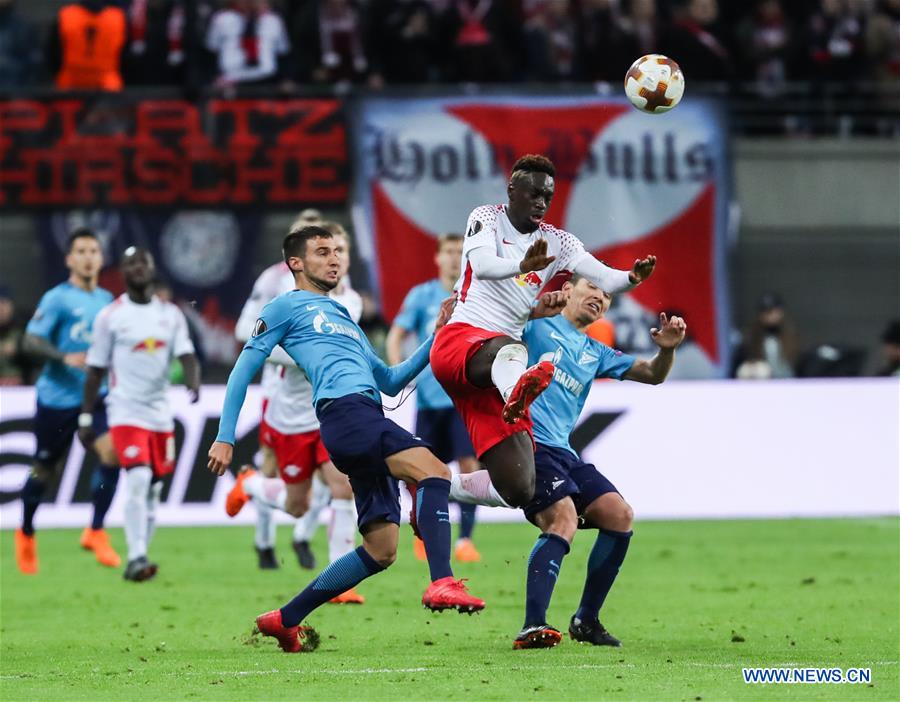 (SP)GERMANY-LEIPZIG-SOCCER-UEFA EUROPA LEAGUE-LEIPZIG VS ZENIT