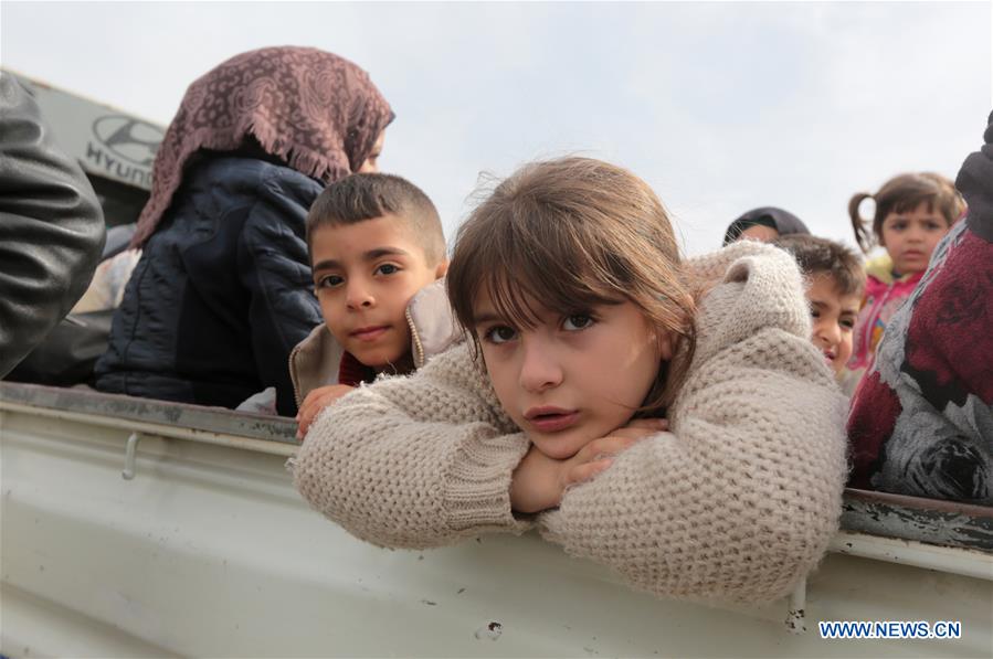 SYRIA-AFRIN-CHECKPOINT-CIVILIANS