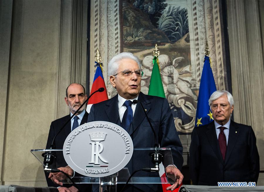 ITALY-ROME-GOVERNMENT-FORMATION TALKS-FAILING