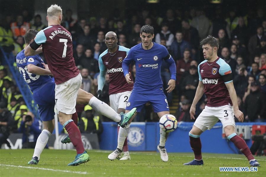 (SP)BRITAIN-LONDON-FOOTBALL-PREMIER LEAGUE-CHELSEA VS WEST HAM UNITED