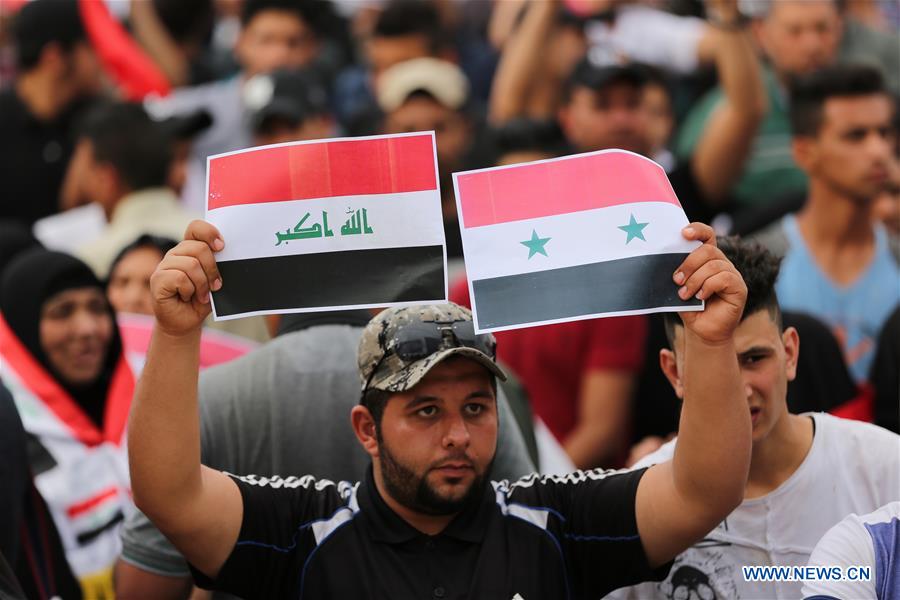 IRAQ-BAGHDAD-SYRIA-U.S.-LED ATTACKS-PROTEST