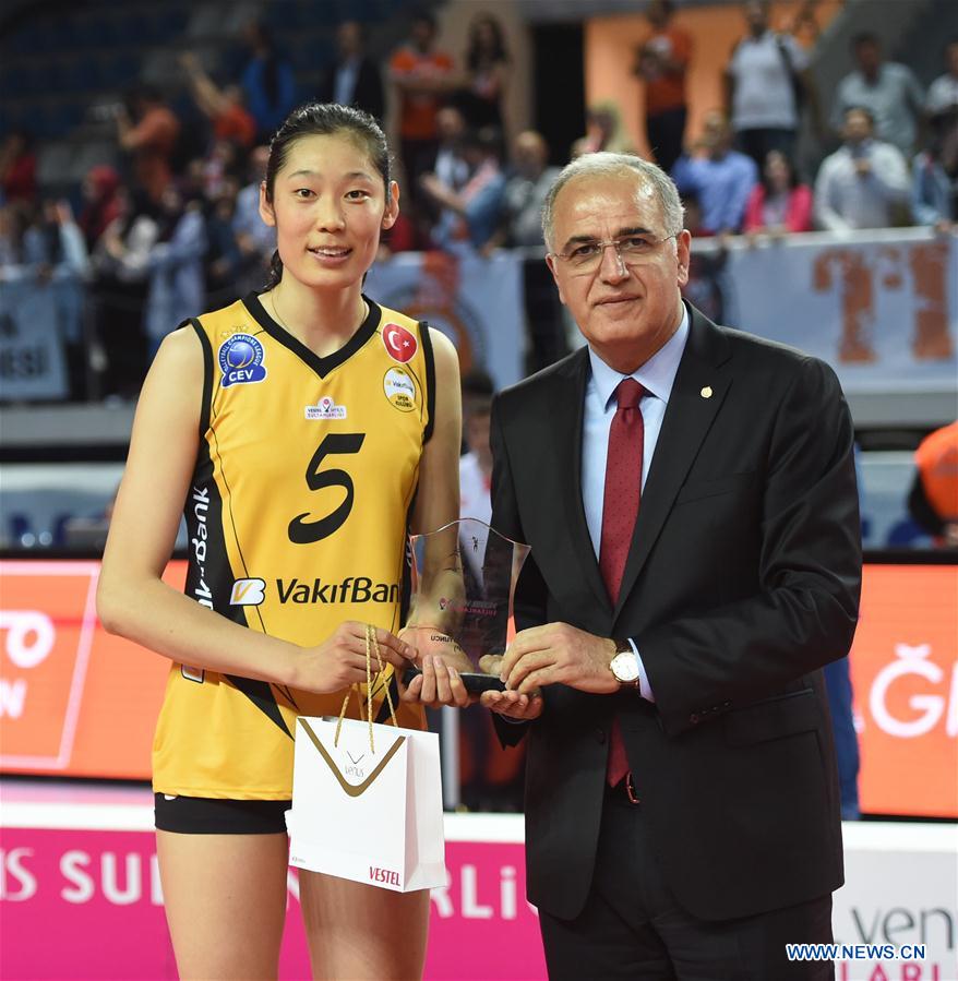 (SP)TURKEY-ISTANBUL-VOLLEYBALL-TURKISH WOMEN LEAGUE-FINAL