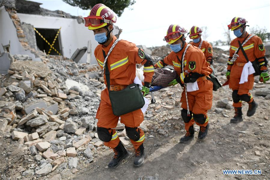 CHINA-NINGXIA-DISASTER-EARTHQUAKE-DRILL (CN)