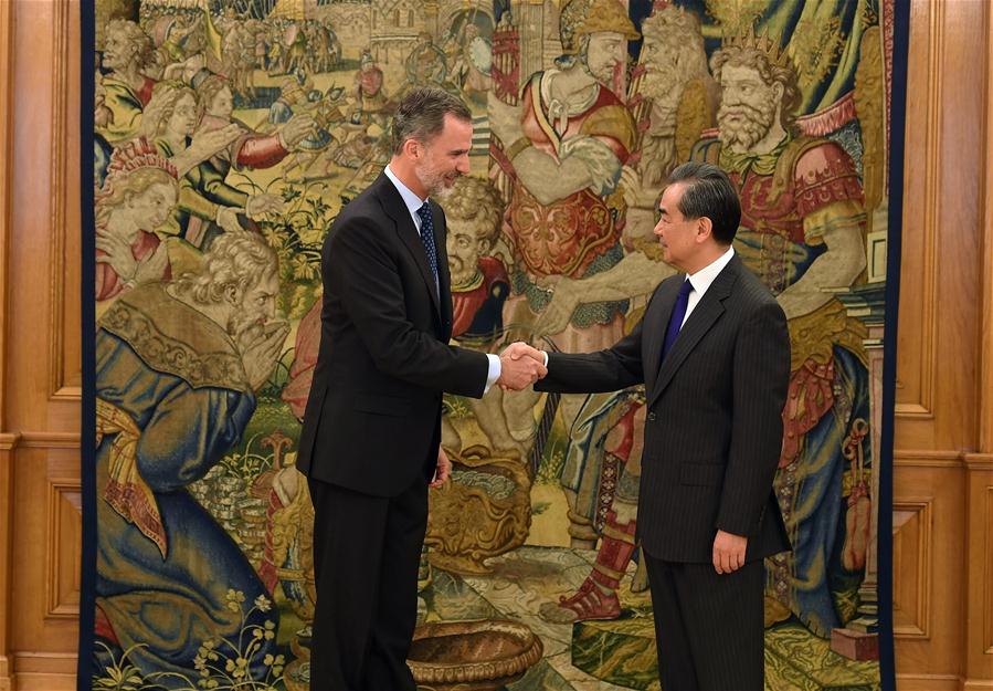 SPAIN-MADRID-CHINA-WANG YI-VISIT