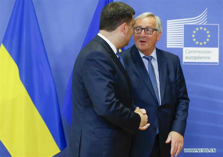 BELGIUM-BRUSSELS-EU-UKRAINE-GROYSMAN-VISIT