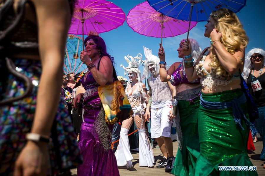 U.S.-NEW YORK-MERMAID PARADE