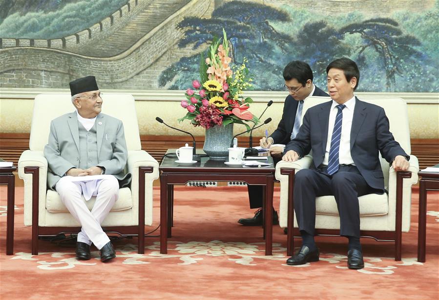 CHINA-BEIJING-LI ZHANSHU-NEPAL-PM-MEET (CN)