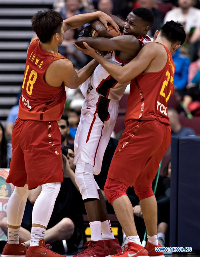 (SP)CANADA-VANCOUVER-PACIFIC RIM BASKETBALL CLASSIC-CHINA VS CANADA