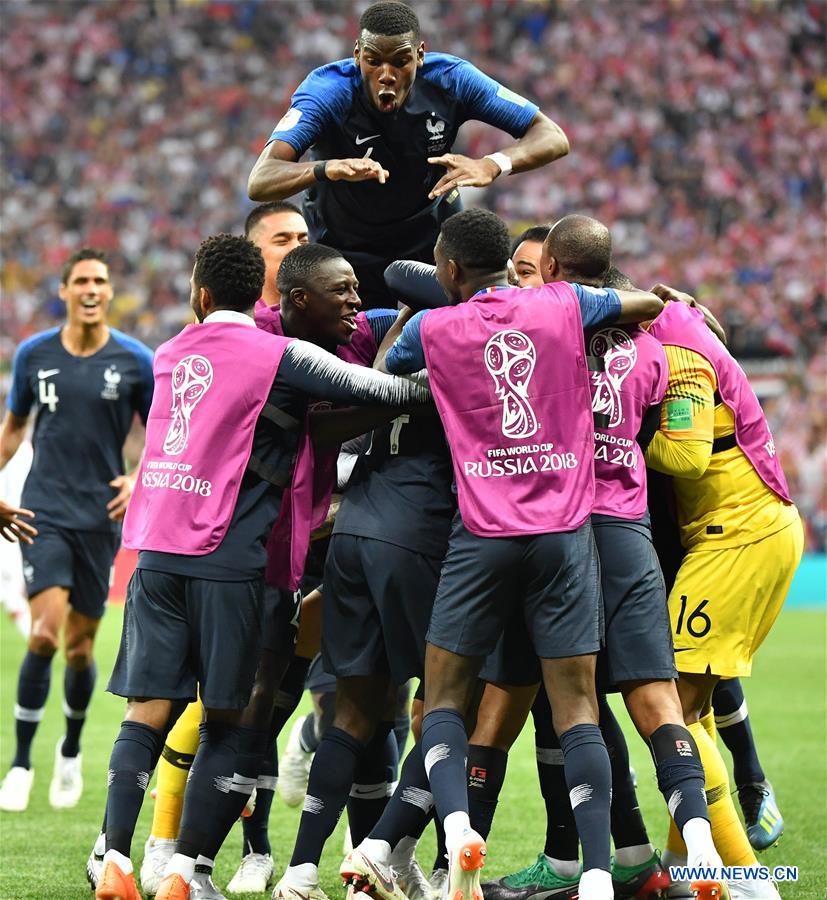 (SP)RUSSIA-MOSCOW-2018 WORLD CUP-FINAL-FRANCE VS CROATIA