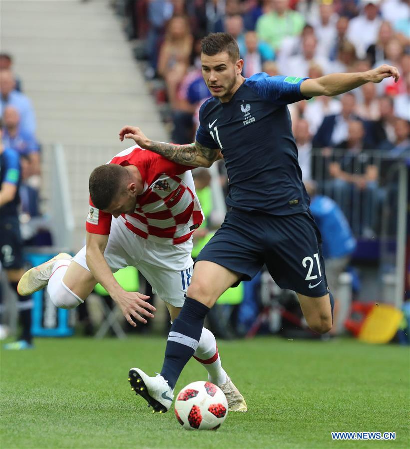 (SP)RUSSIA-MOSCOW-2018 WORLD CUP-FINAL-FRANCE VS CROATIA