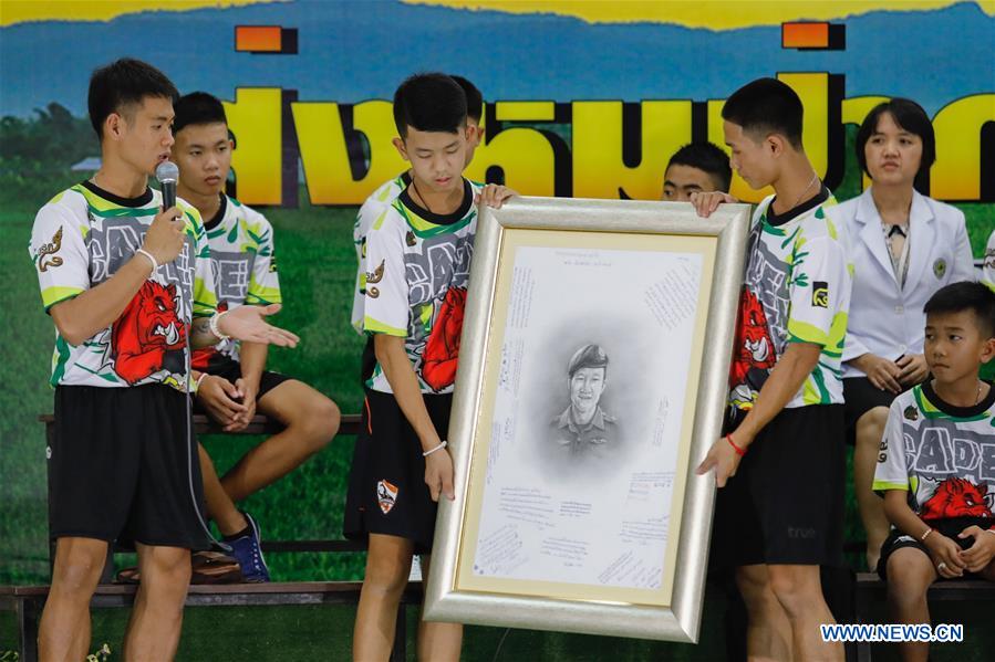 THAILAND-CHIANG RAI-FOOTBALLERS-PUBLIC APPEARANCE