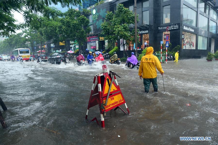 VIETNAM-HANOI-FLOOD