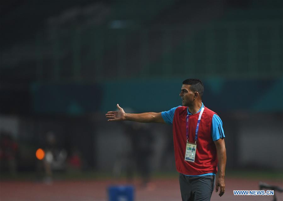 (SP)INDONESIA-BEKASI-ASIAN GAMES-MEN'S FOOTBALL-CHINESE TAIPEI VS PALESTINE