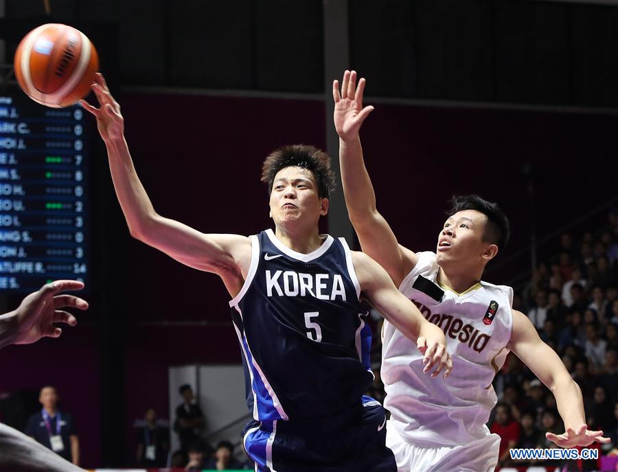 (SP)INDONESIA-JAKARTA-ASIAN GAMES-BASKETBALL-INDONESIA VS SOUTH KOREA