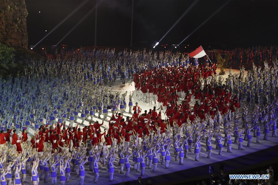 (SP)INDONESIA-JAKARTA-ASIAN GAMES-OPENING CEREMONY