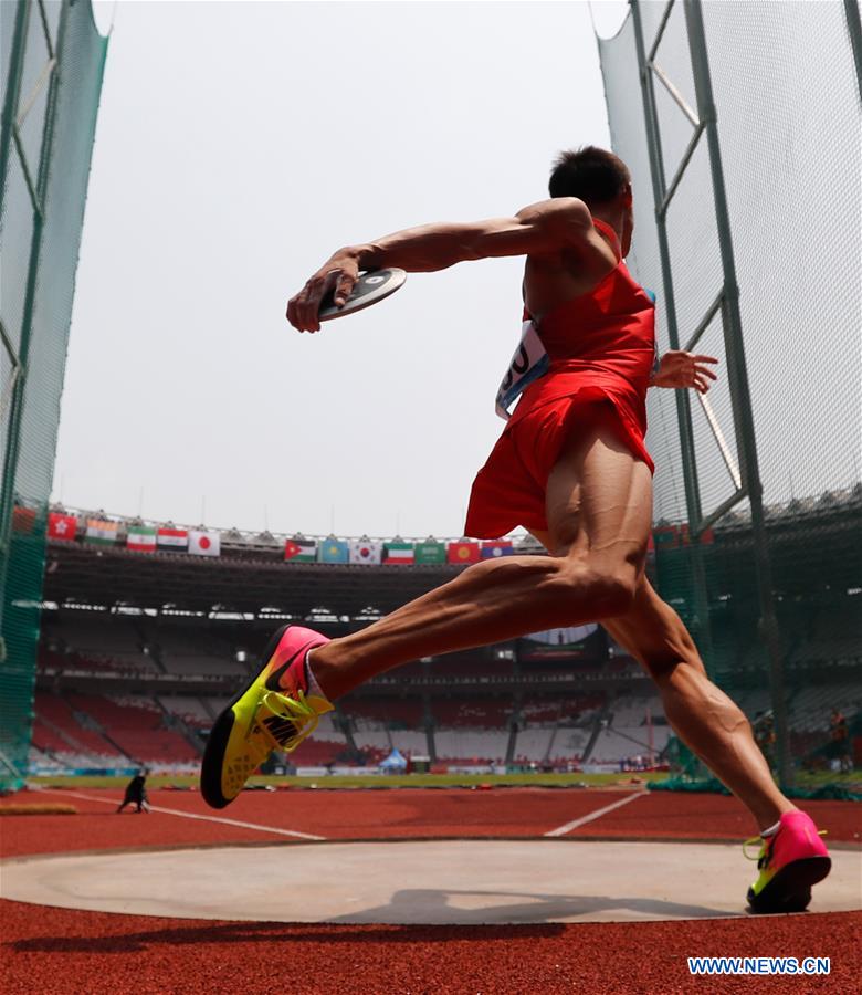 (SP)INDONESIA-JAKARTA-ASIAN GAMES-ATHLETICS-MEN'S DECATHLON