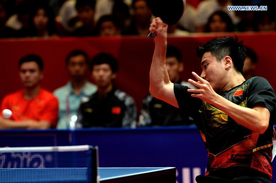 (SP)INDONESIA-JAKARTA-ASIAN GAMES 2018-TABLE TENNIS-MEN'S TEAM QUALIFICATION