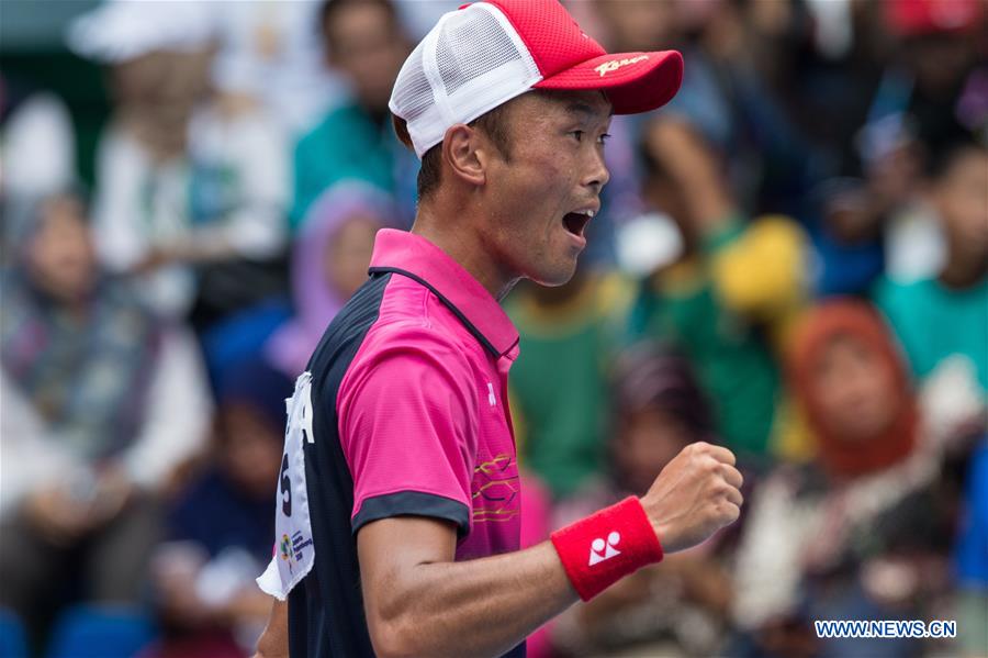 (SP)INDONESIA-PALEMBANG-ASIAN GAMES-MEN'S SINGLE SOFT TENNIS-FINAL