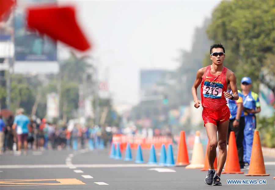 (SP)INDONESIA-JAKARTA-ASIAN GAMES-ATHLETICS-MEN'S 50KM WALK