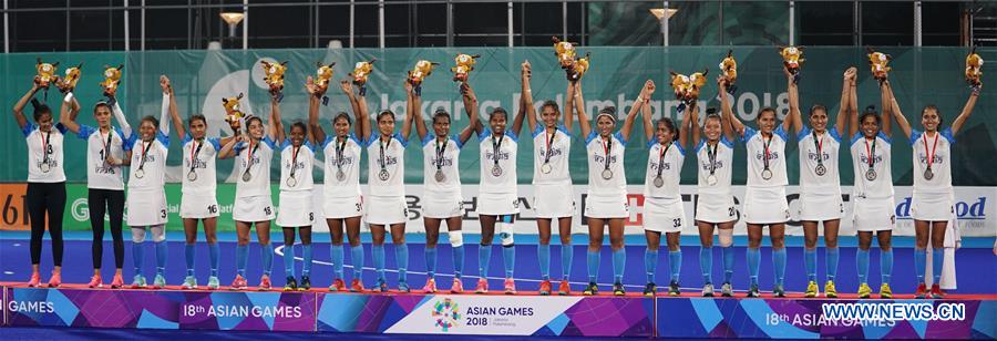 (SP)INDONESIA-JAKARTA-ASIAN GAMES-HOCKEY-WOMEN'S FINAL