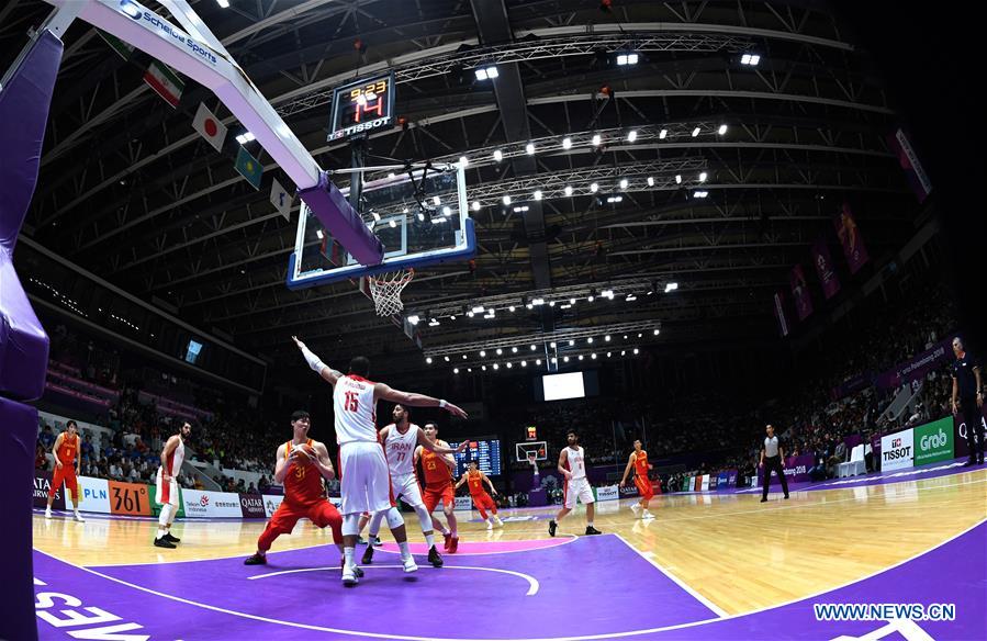 (SP)INDONESIA-JAKARTA-ASIAN GAMES-MEN'S BASKETBALL FINAL-CHINA VS IRAN