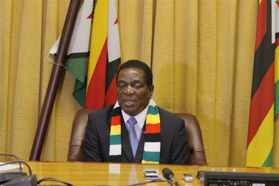 ZIMBABWE-HARARE-MNANGAGWA-INTERVIEW