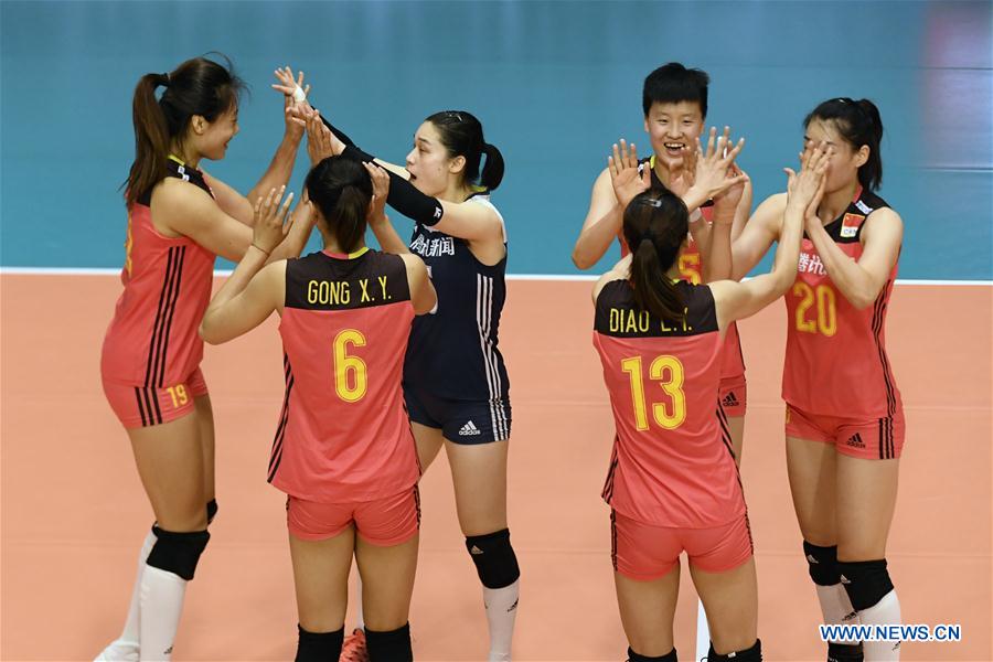 (SP)SWITZERLAND-MONTREUX-VOLLEYBALL-CHINA VS SWITZERLAND