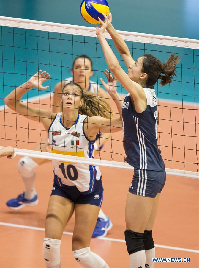 (SP)SWITZERLAND-MONTREUX-VOLLEYBALL-CHINA VS ITALY