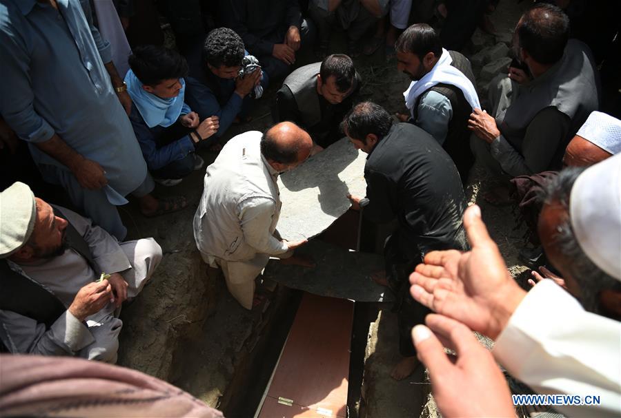 AFGHANISTAN-KABUL-FUNERAL-SUICIDE ATTACK