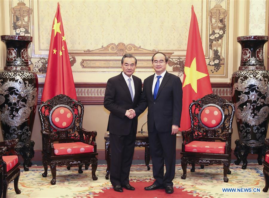 VIETNAM-HO CHI MINH CITY-WANG YI-MEETING