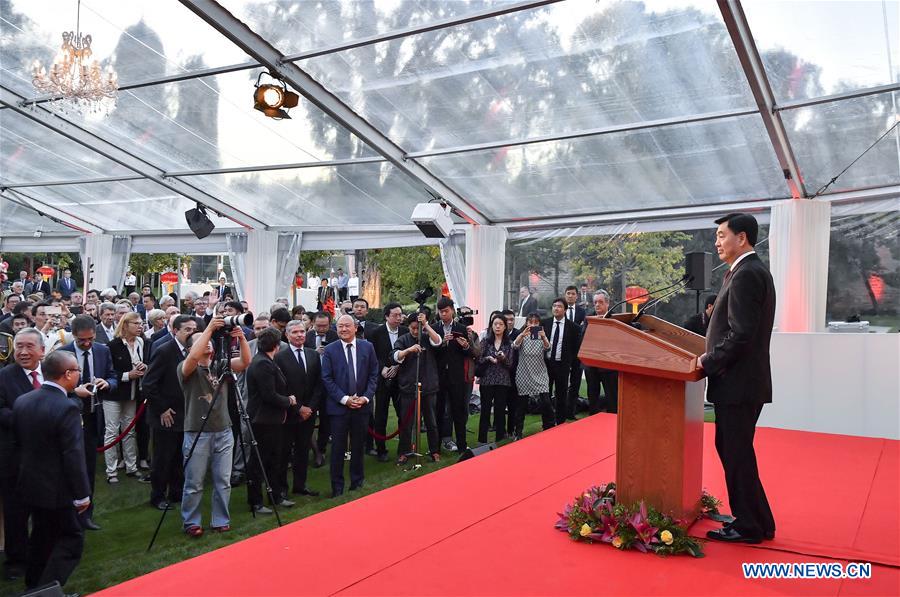 FRANCE-PARIS-CHINA-NATIONAL DAY-RECEPTION