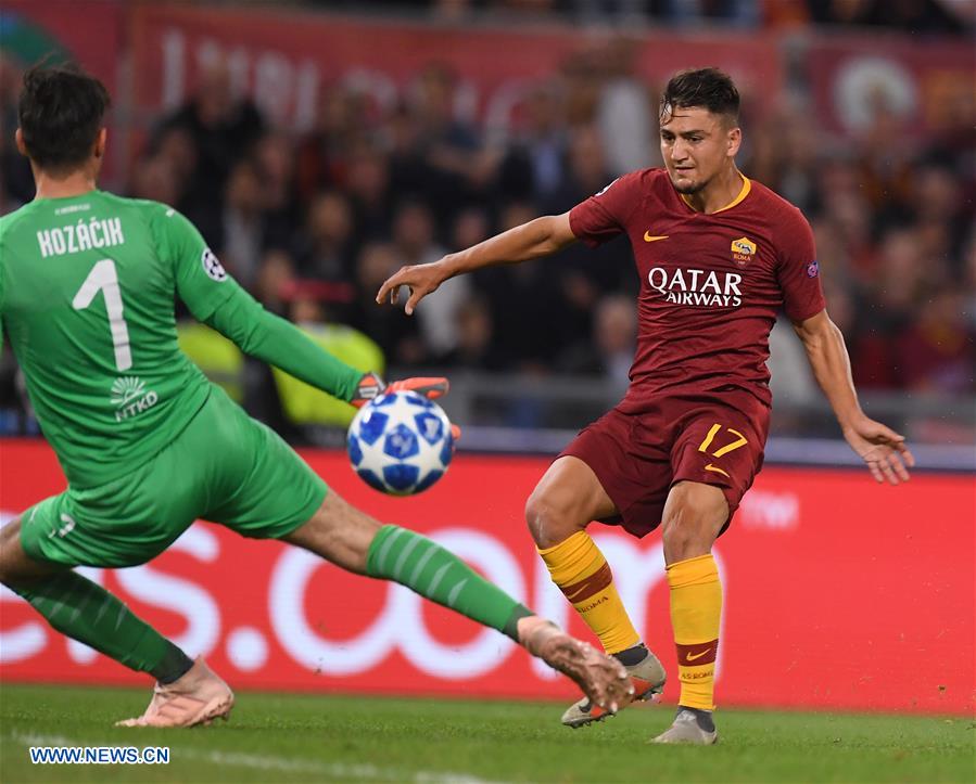 (SP)ITALY-ROME-SOCCER-UEFA CHAMPIONS LEAGUE-ROMA VS VIKTORIA PLZEN