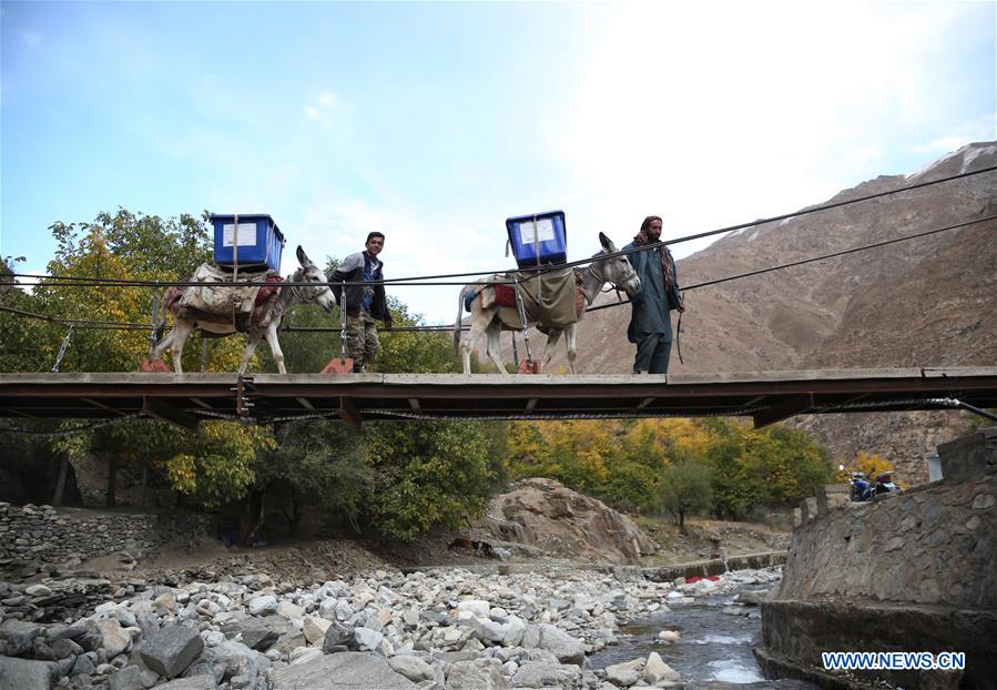 AFGHANISTAN-PANJSHIR-ELECTION MATERIALS