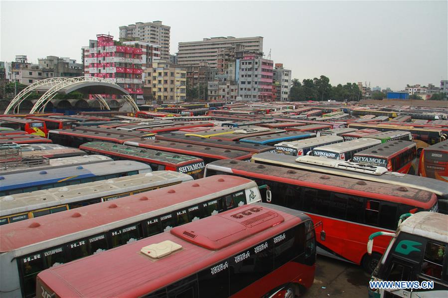 BANGLADESH-DHAKA-TRANSPORT-STRIKE