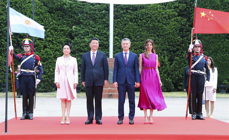 ARGENTINA-BUENOS AIRES-XI JINPING-MACRI-MEETING