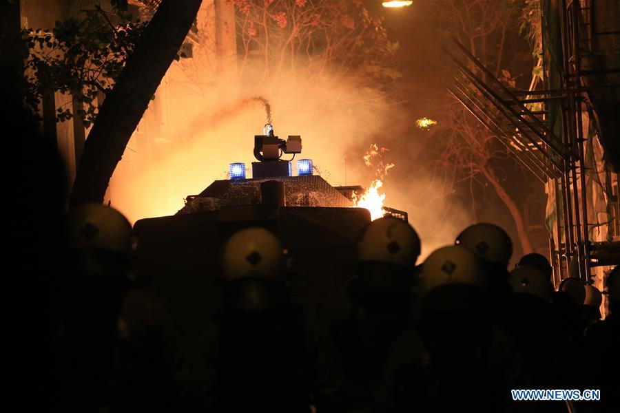 GREECE-ATHENS-PROTEST-VIOLENCE-GRIGOROPOULOS