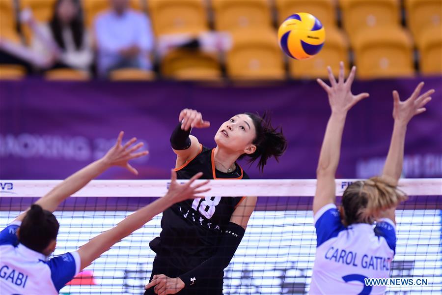 (SP)CHINA-SHAOXING-VOLLEYBALL-FIVB-WOMEN'S CLUB WORLD CHAMPIONSHIP-SEMIFINALS