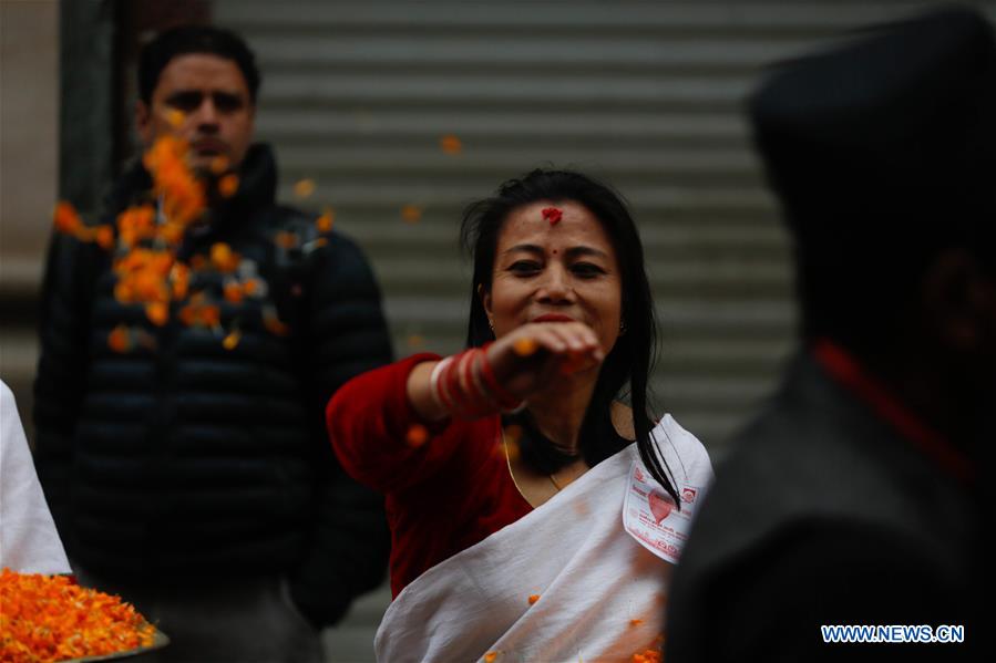 NEPAL-KATHMANDU-FESTIVAL-YOMARI PUNHI