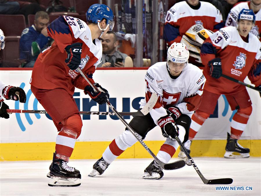 (SP)CANADA-VANCOUVER-INTERNATIONAL-ICE HOCKEY-IIHF WORLD JUNIOR CHAMPIONSHIP-CZECH REPUBLIC VS SWITZERLAND