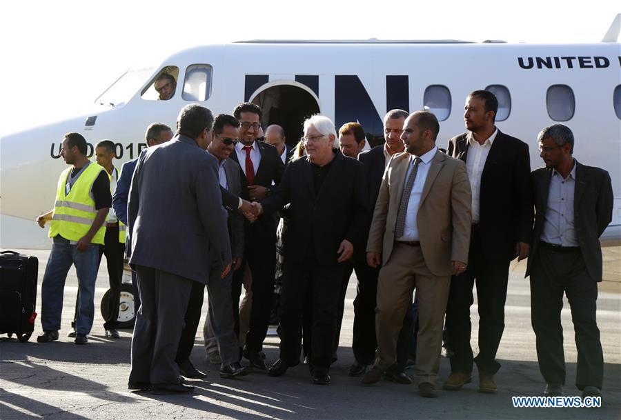 YEMEN-SANAA-UN ENVOY-ARRIVAL