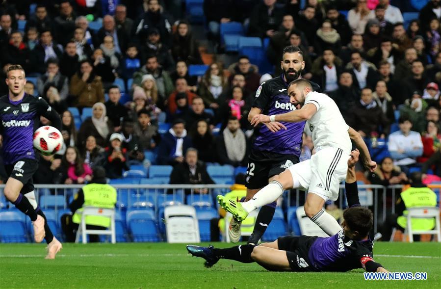 (SP)SPAIN-MADRID-SOCCER-SPANISH KING'S CUP-REAL MADRID VS LEGANES